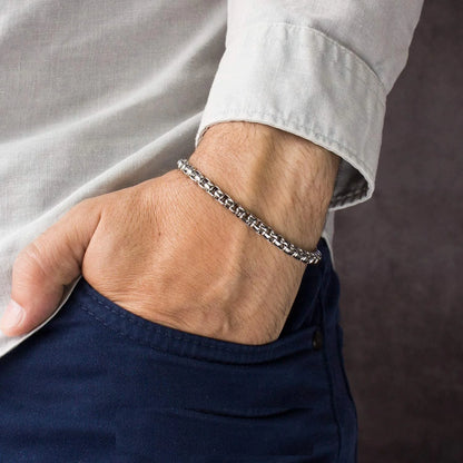 IronBond pulsera cubana de acero inoxidable 