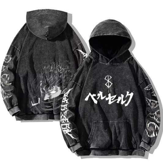 Darkwave sudadera con capucha vintage 