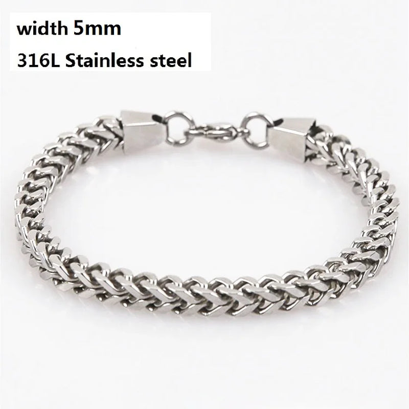 IronBond pulsera cubana de acero inoxidable 