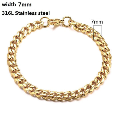 IronBond pulsera cubana de acero inoxidable 