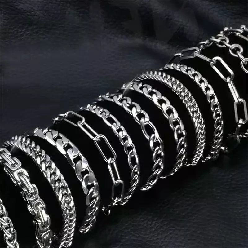 IronBond pulsera cubana de acero inoxidable 