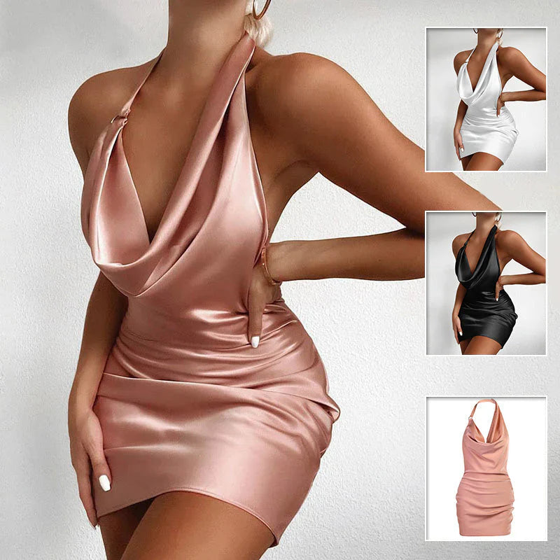 Nudetone Mini Vestido Sin Mangas Ni Espalda 