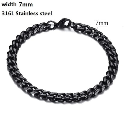 IronBond pulsera cubana de acero inoxidable 