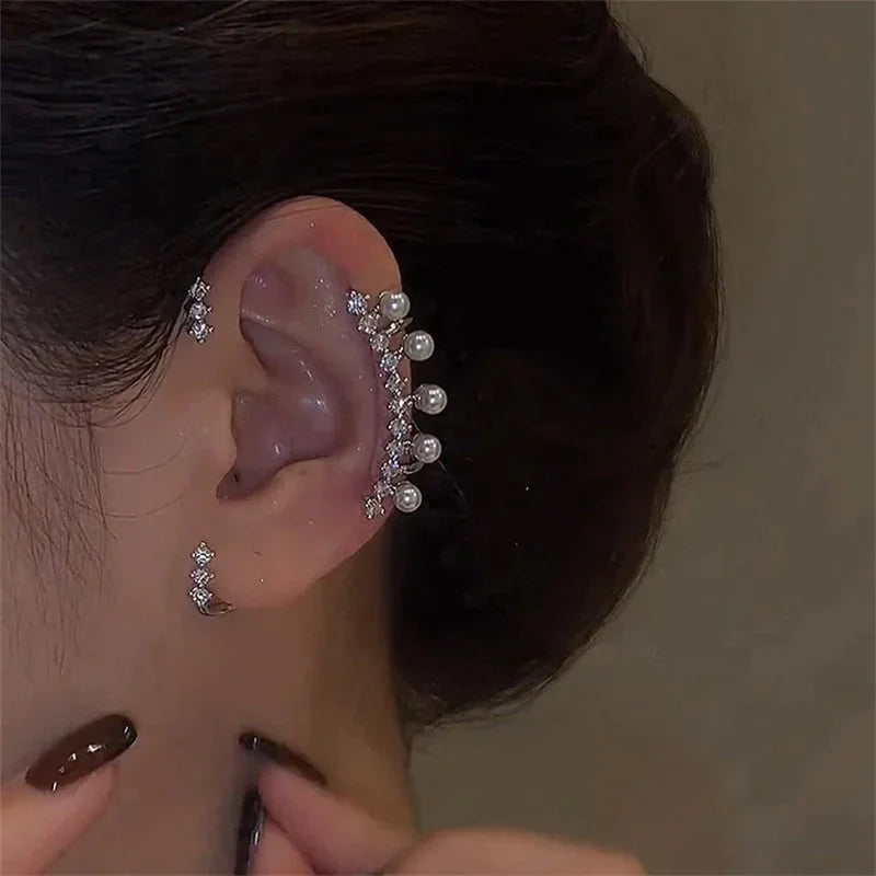 Pearlux Pendiente Color Plata