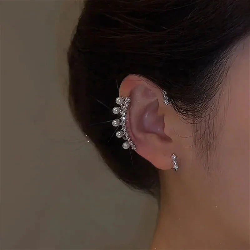 Pearlux Pendiente Color Plata