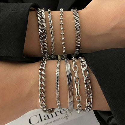 IronBond pulsera cubana de acero inoxidable 
