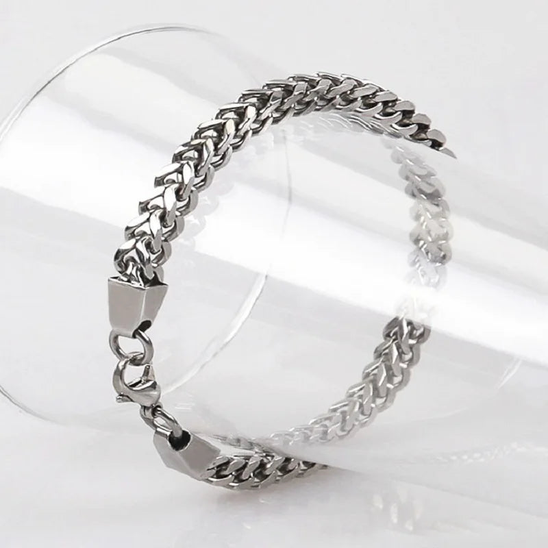 IronBond pulsera cubana de acero inoxidable 