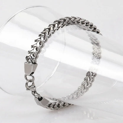 IronBond pulsera cubana de acero inoxidable 