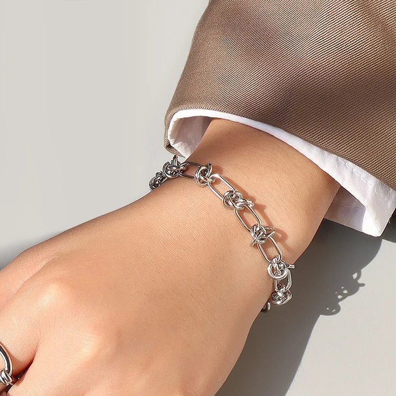 IronBond pulsera cubana de acero inoxidable 